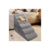 36 Inch Tall Dog Steps for Small Large Dogs, Older Cats, Injured Pets, and Grey Colour