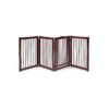 360 Degree Configurable Wood Dog Gate for Wide Openings and Secure Door