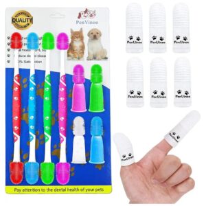 360-Degree Finger Toothbrush for Small, Medium, and Large Dogs