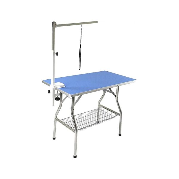 38x22 Inch Medium Size Dog Grooming Table with Rust Resist Stainless Steel Frame