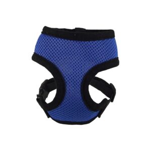 39-Inch Adjustable Mesh Dog Harness XX-Large Size Blue