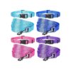 4 Colors Dog Collars and Leashes Adjustable Nylon Dog Accessories Walking Training