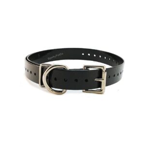 4-Inch Dog Collar Strap Black Waterproof