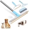 4-Pack Pet Hair Remover Set Includes Large Small and Mini Rakes for Every Cleaning Need