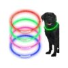 4-Piece LED Dog Collar Set for Small Medium and Large Dogs