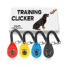 4-Piece Multi-Colored Clicker Set for Training Dogs Cats Horses