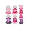 4 Pieces Cute Sundress Printed Princess Puppy Summer Apparel Clothes Set