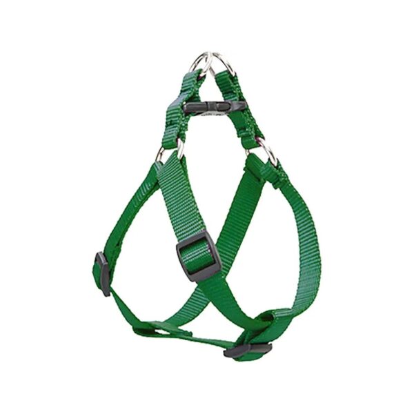 4" Wide, 15-21" Girth, Green Small Dog Harness for Maximal Comfort