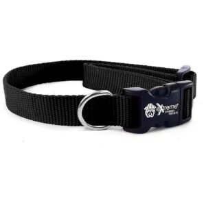 4" Wide Adjustable Nylon Dog Collar for Ultimate Comfort and Style