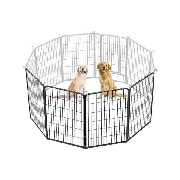 40'' Metal Dog Playpen for Small to Large Animals with Multiple Shapes Options