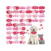 40 Pieces Dog Flower Collars for Girl Puppies and Cats