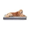 42" Large Dog Bed with Egg Crate Foam and Washable Cover for Comfort and Support