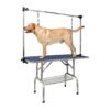 46 '' Foldable Pet Grooming Station with Adjustable Arm and Adjustable Height