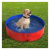 47-Inch Diameter Round Plastic Pool for Dog Bathing and Play