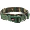 49-55cm Adjustable Camouflage Dog Collar with 25mm Neoprene Padding