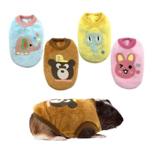 4Pcs Rabbit Bunny Clothes Costume for Small Animals