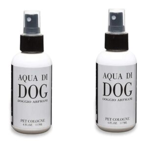 4oz Aqua Di Dog Cologne, Fresh and Crisp, Pet Hair and Home Odor Controlled