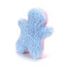 4x2x4 Inches Long Wooly Man Dog Toy Made from Fleece Material