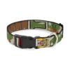 5-13 inch Polyester Dog Collar with Plastic Buckle - Strong Buckle and D-Ring Closure