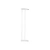 5 5 Wide White Metal Walk Thru Baby Gate Pressure Mount 28 Tall Stair Doorway