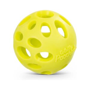 5-Inch Green TPR Ball Serves as Puppy Puzzle and Breathable Fetch Toy