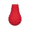 5-Inch Long Natural Rubber Dog Toy with Treat Hiding Compartment and Durable Design