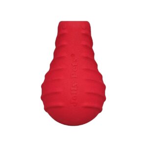 5-Inch Long Natural Rubber Dog Toy with Treat Hiding Compartment and Durable Design