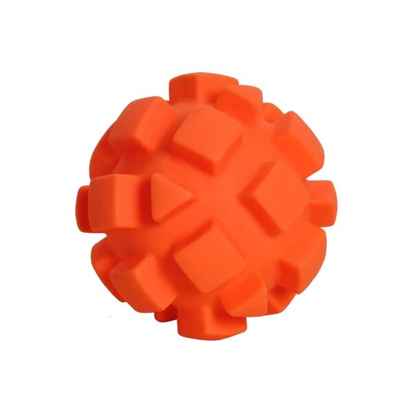 5-Inch Soft Flex Vinyl Dog Toy with Built-In Squeaker Rolls for Fun