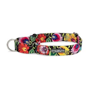 5 Inches Wide Martingale Collar for Medium Female Dogs - Durable and Weatherproof