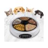 5 Meal Pet Food Dispenser with Voice Message, Perfect for Cats and Dogs, Easy to Use