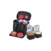 5-Piece Dog Travel Kit for Pet Food Containers, Feeding Bowls, and More