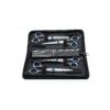 5-Piece Pet Hair Trimming Scissor Kit with Straight-Edge Shears and Storage Case