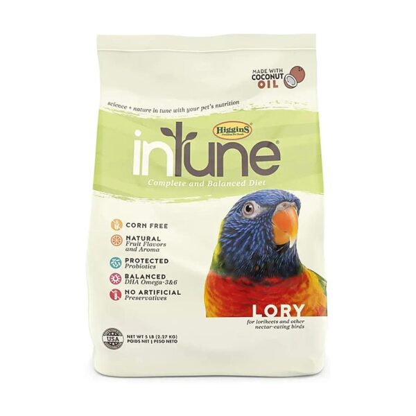 5 Pound Large Bird Food with Probiotics for Gut Health