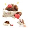 5 in 1 Squeaky Dog Toys for Fetching and Chewing with Soft Cotton Surface