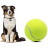 5 inches Durable Tennis Ball Dog Toy with Strong Bounce and Light Weight