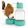 50 Ounce Tritan Dog Water Bottle with Removable Bowl for Clean Water