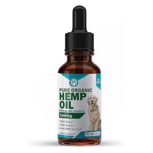 5000mg Hemp Oil for Pets Omega 3 6 9 Natural Pain Relief and Calming