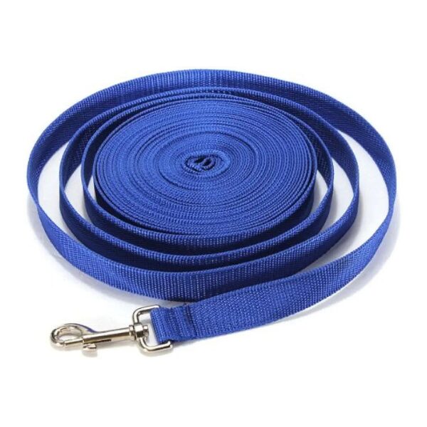 5FT/10FT/20FT/30FT/40FT Adjustable Dog Lead Leash with Soft Nylon Material and Metal Hook