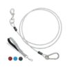 5FT Dog Tie Out Cable with Reflective Handle for Safe Outdoor Activities with Dogs