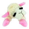 5In Lamb Chop Dog Toy with Soft Pastel Colors and Silky Ribbon