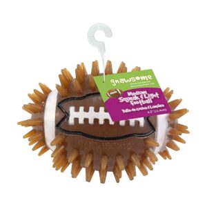 5inch Diameter Spiky Squeak and Light Football for Pet Puppy Fetch