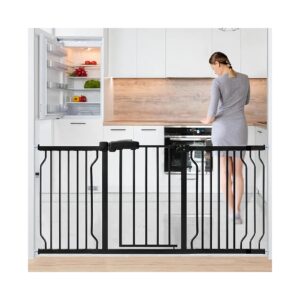 5inch Wide Pressure Mounted Easy Installation Toddlers Pets Gate