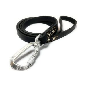 6 Foot Long x 3/4 Inch Wide Heavy Duty Leather Dog Leash for Training and Walking