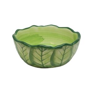 6-Inch Diameter Ceramic Water Dish for Guinea Pigs and Rats