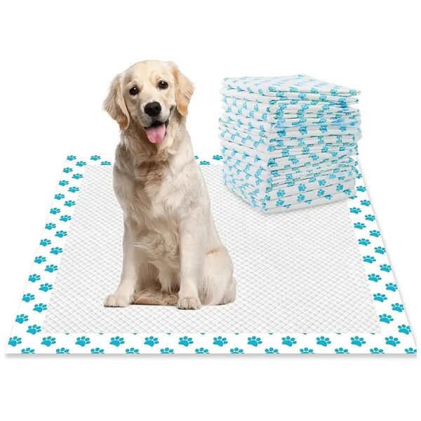 6-Layer Disposable Pet Training Pads with Easy Replacement and Clean-Up