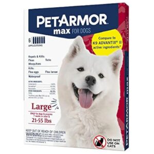 6 Month Supply of Flea, Tick, and Mosquito Prevention for Large Dogs