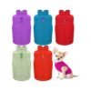 6 Pack Cozy Fleece Dog Vests in Bright Colors for Small Medium Dogs