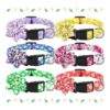 6 Pieces Puppy Collars for Female Male Small Dogs Adjustable Soft Collars