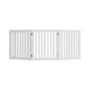 60-Inch Wide Expandable Wooden Pet Gate with Foldable Design