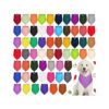 60 Pcs Bulk Dog Bandanas Sublimation Triangle